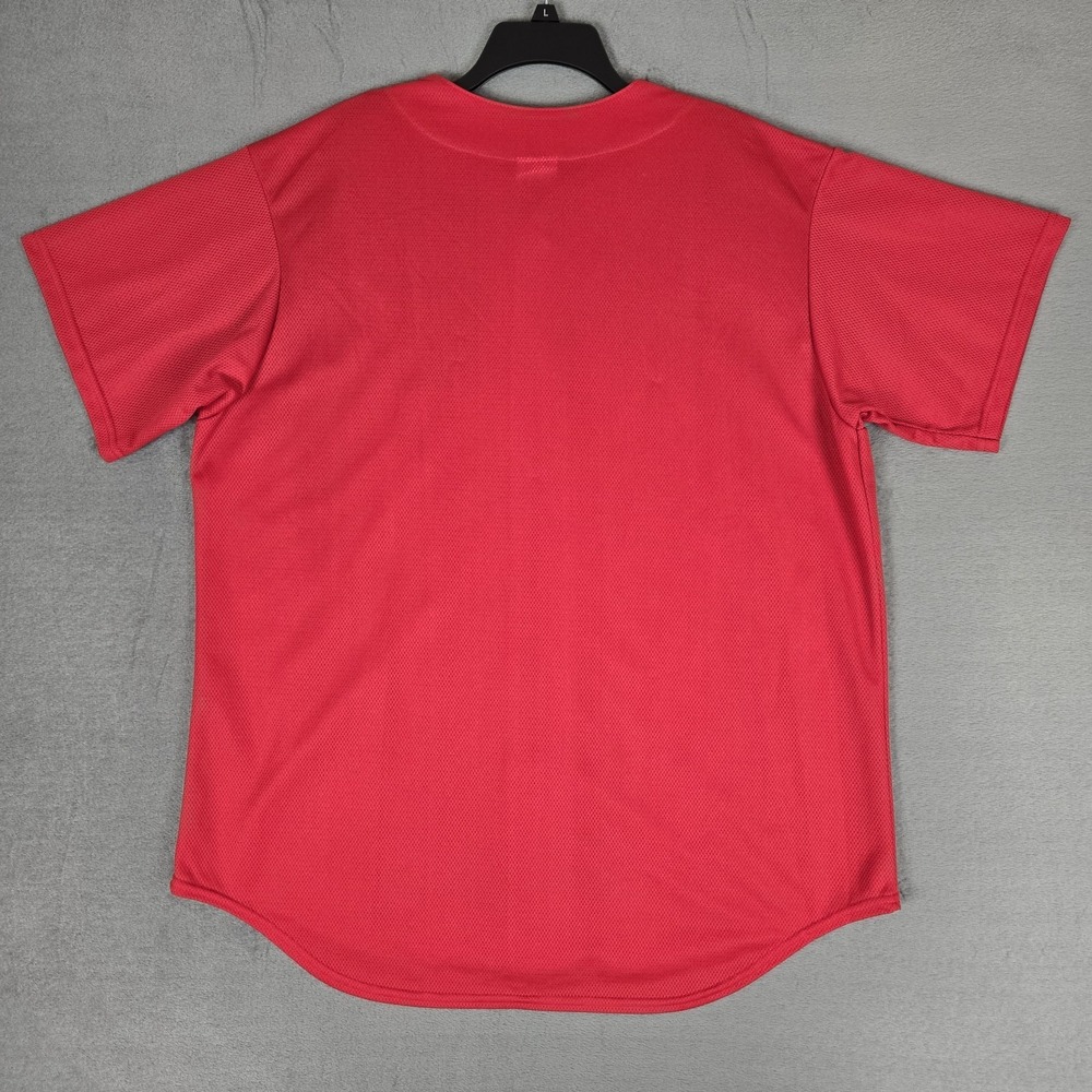 VTG Majestic Boston Red Sox Jersey Mens XL USA Made Stitched Logo Red MLB 90s - Picture 3 of 8